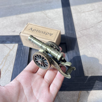 Vintage Artillery Cannon Tabletop Lighter
