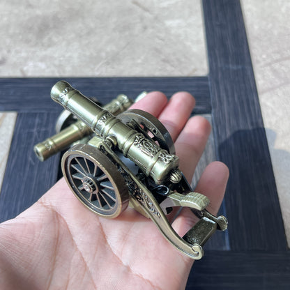 Vintage Artillery Cannon Tabletop Lighter