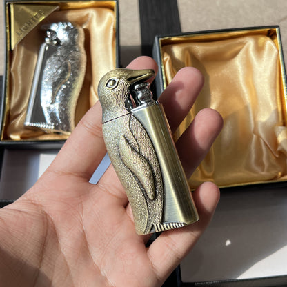Vintage Penguin Dual Flame Lighter