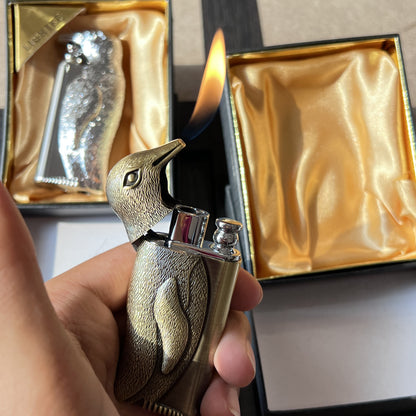 Vintage Penguin Dual Flame Lighter