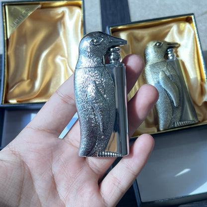 Vintage Penguin Dual Flame Lighter