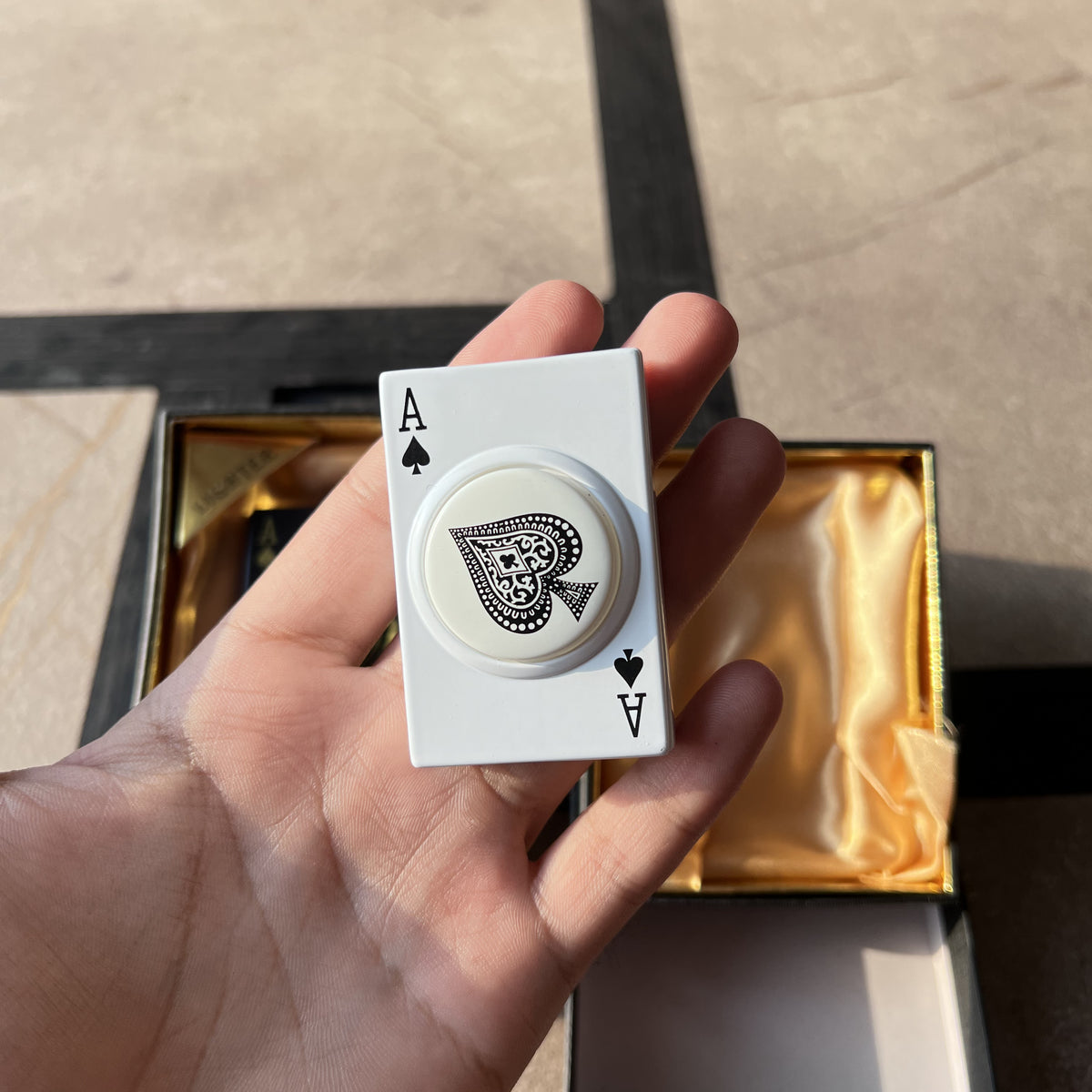 Ace of Spades Fidget Card Lighter
