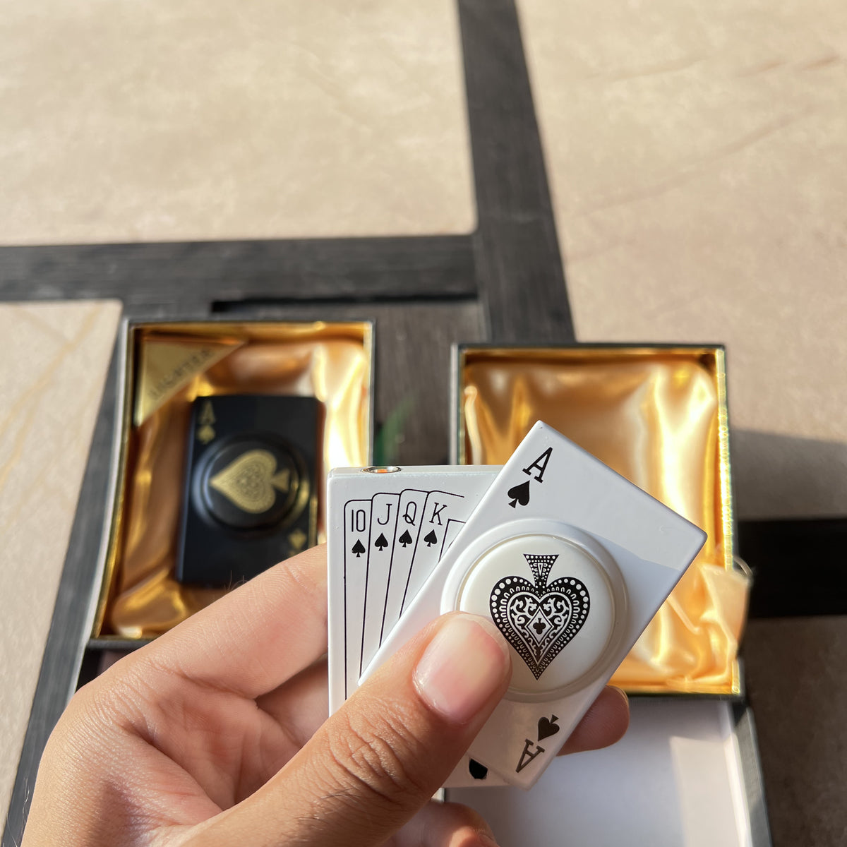 Ace of Spades Fidget Card Lighter