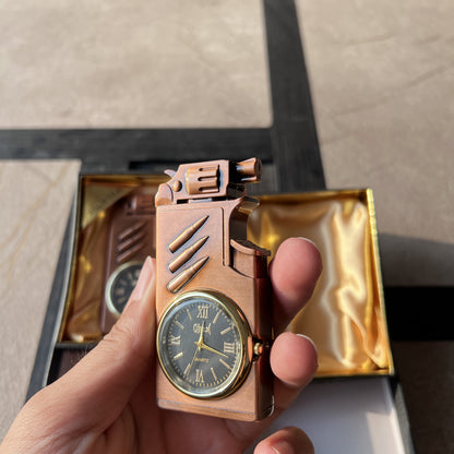 Vintage Watch Revolver Lighter