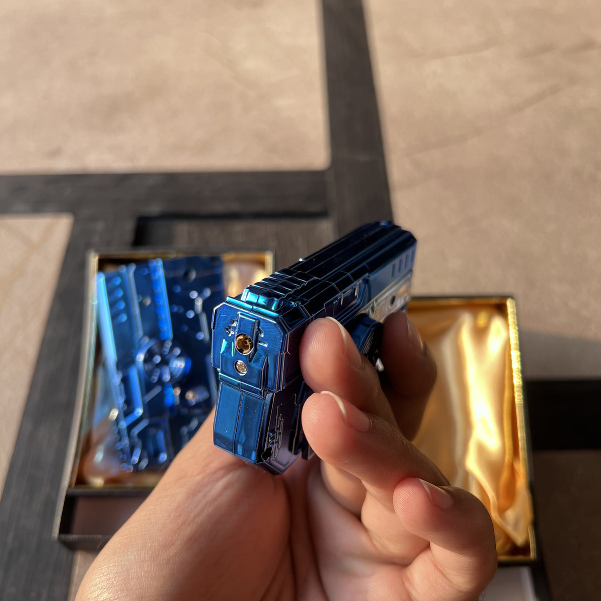 Folding Pistol Fidget Lighter