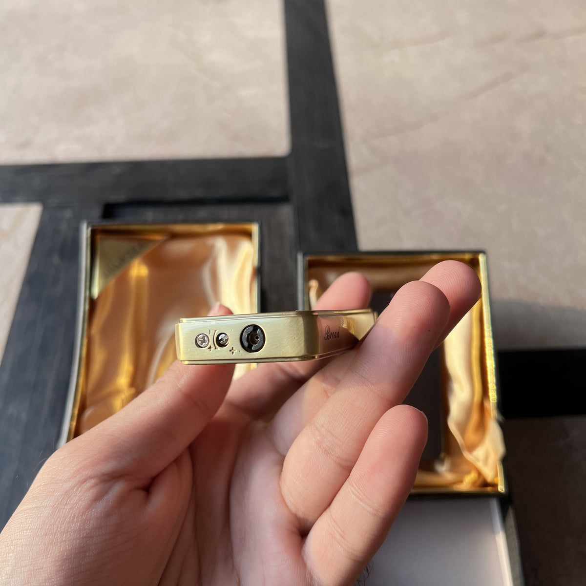 Dual-Flame Windproof Butane Lighter with Fuel Window