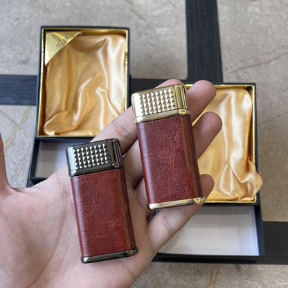 Leather Luxury Car Emblem Lighter