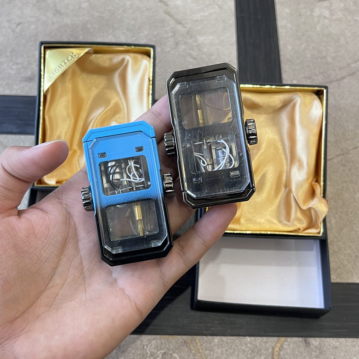 Cyberpunk Transparent LED Torch Lighter