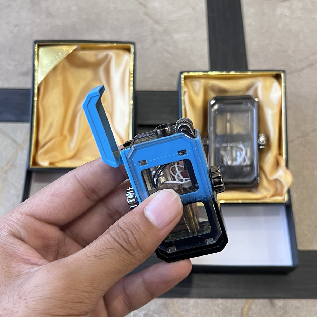 Cyberpunk Transparent LED Torch Lighter