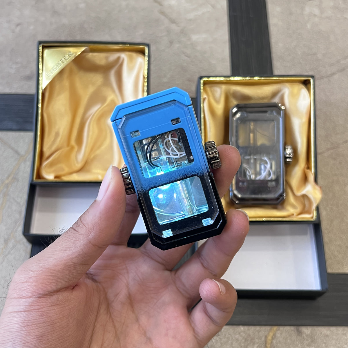 Cyberpunk Transparent LED Torch Lighter